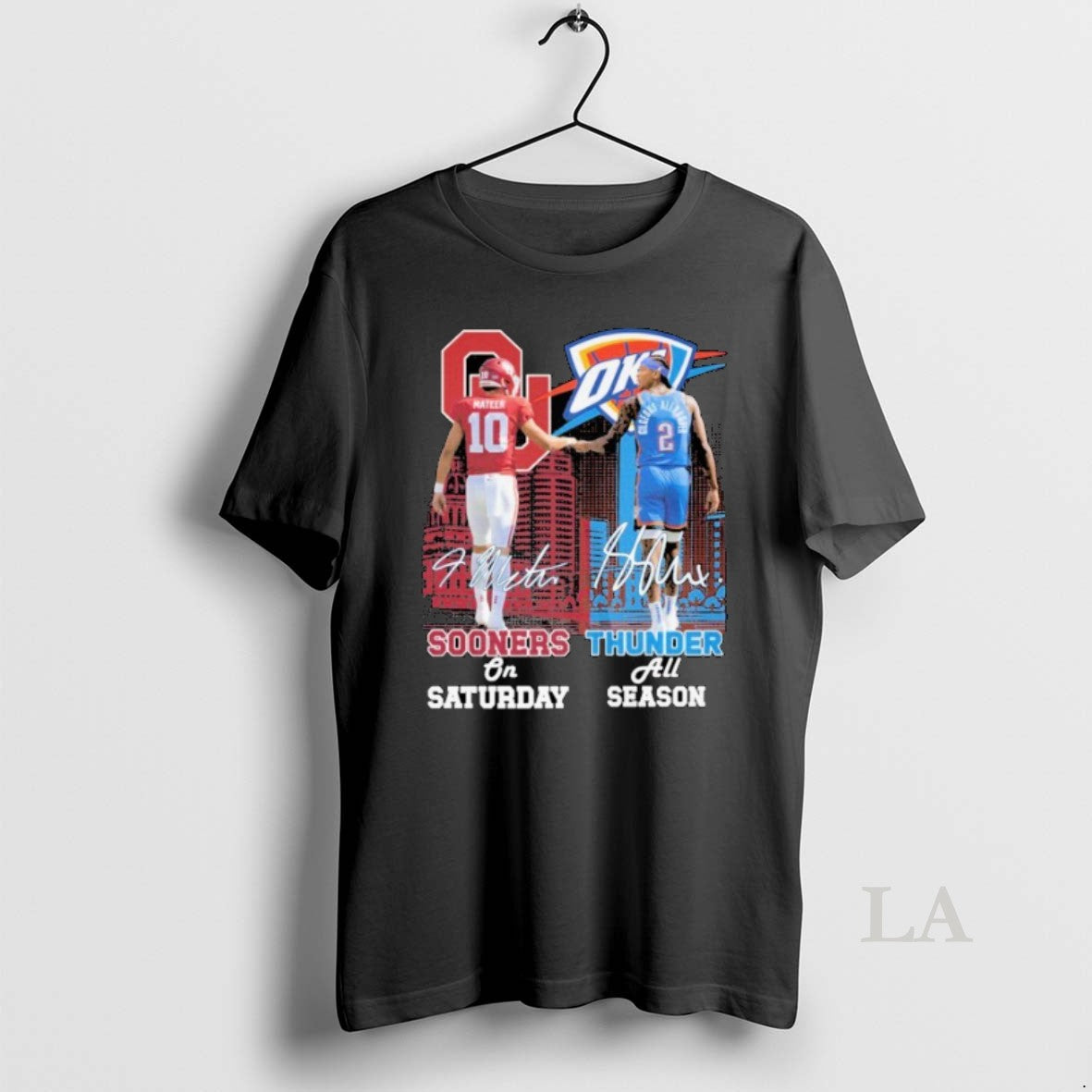 Original John Mateer Shai Gilgeous Alexander Oklahoma Sooners Oklahoma City Thunder Thunder All T-Shirts, Hoodie, Sweatshirt