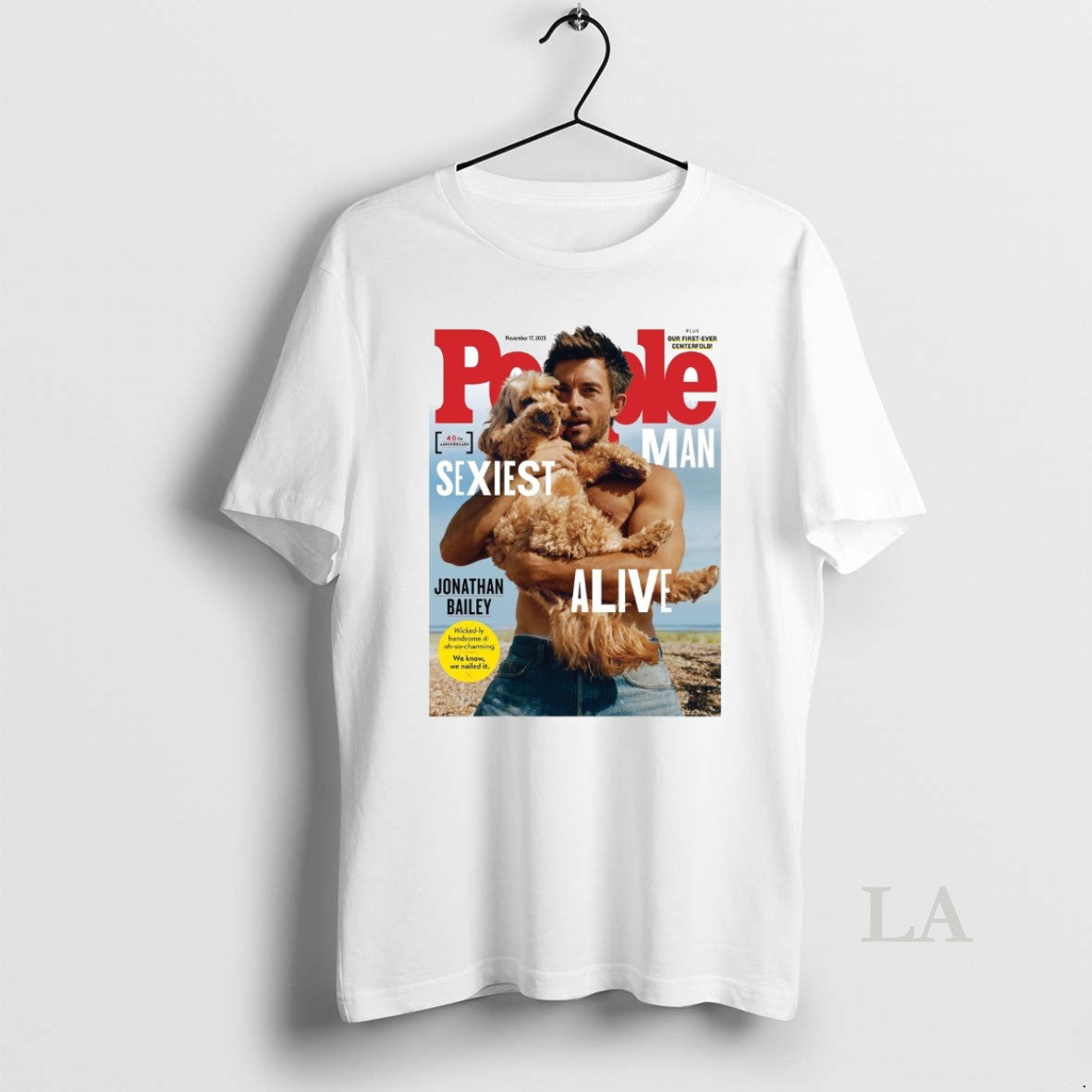 Original Jonathan Bailey People Magazines November 17 2025 Sexiest Man Alive 40th Anniversary T-Shirts, Hoodie, Sweatshirt