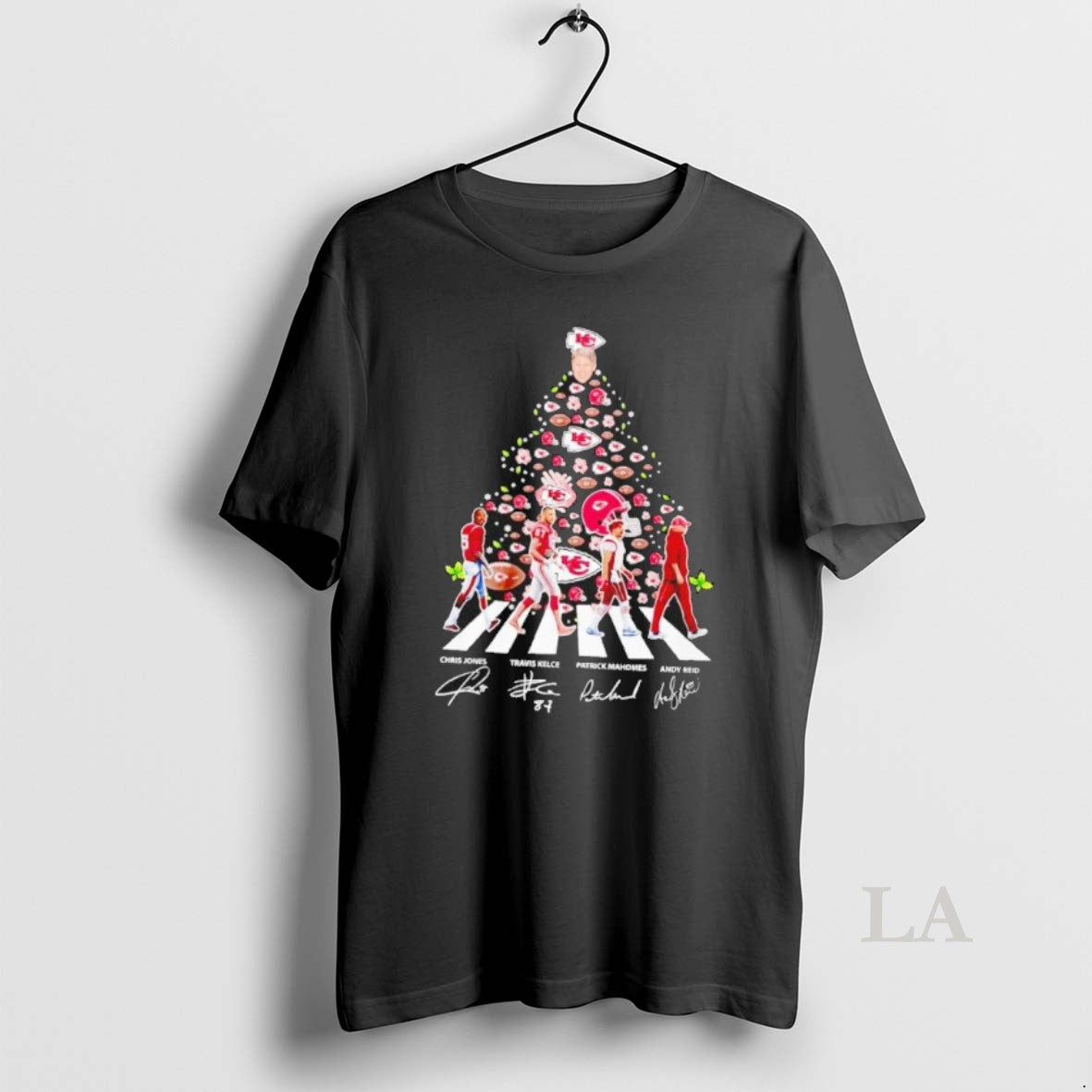 Original Kansas City Chiefs Abbey Road Christmas Tree Signatures T-Shirts, Hoodie, Sweatshirt | InkNestWear.com