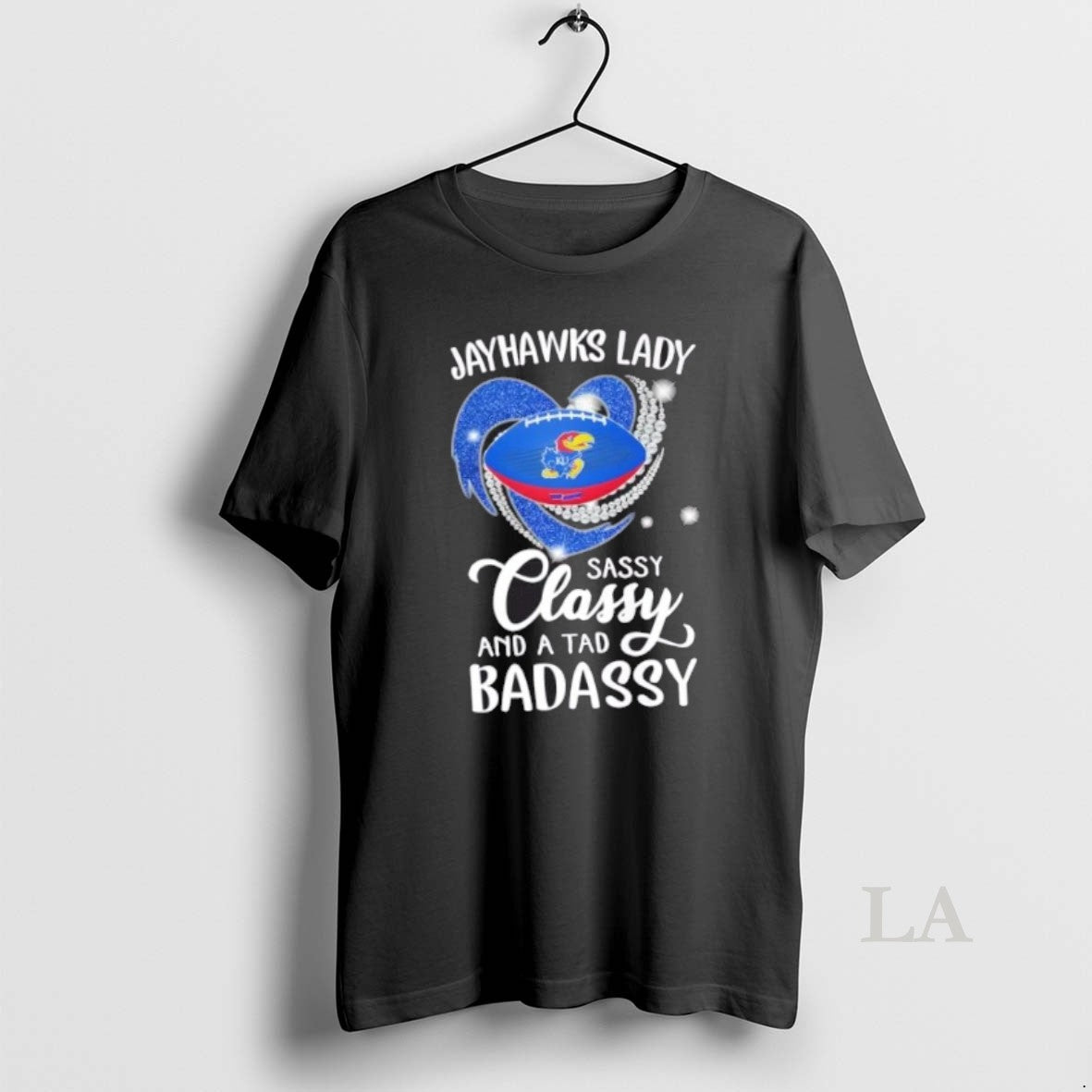 Original Kansas Jayhawks Lady Sassy Classy And A Tad Badassy Diamond Heart T-Shirts, Hoodie, Sweatshirt | InkNestWear.com