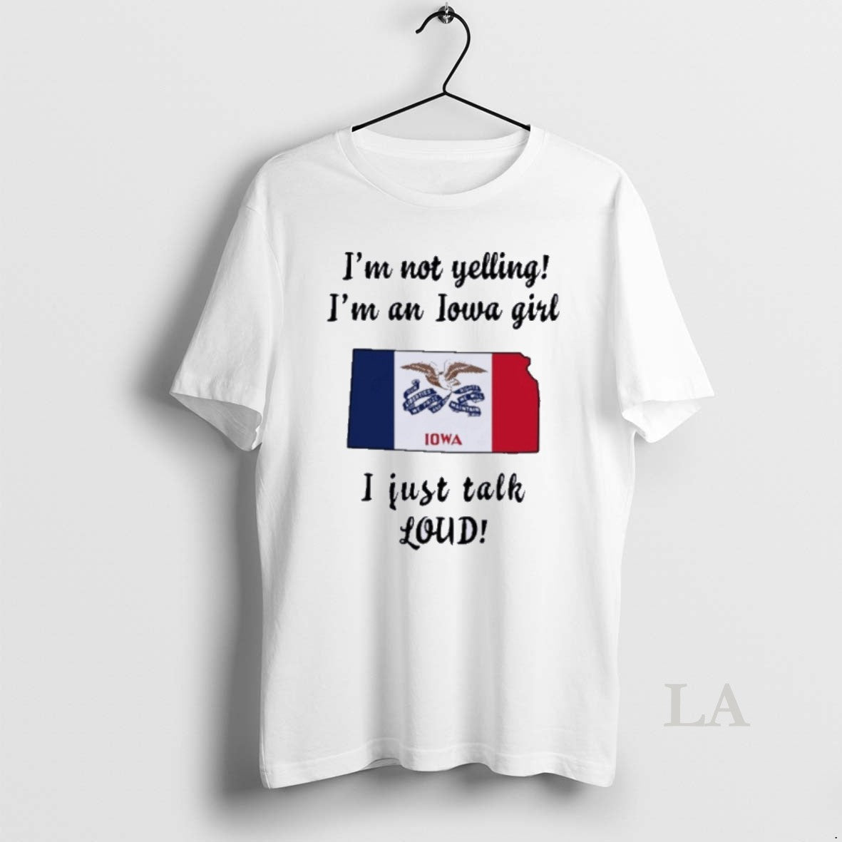 Original Kansas Map Im Not Yelling Im An Iowa Girl I Just Talk Loud T-Shirts, Hoodie, Sweatshirt | InkNestWear.com