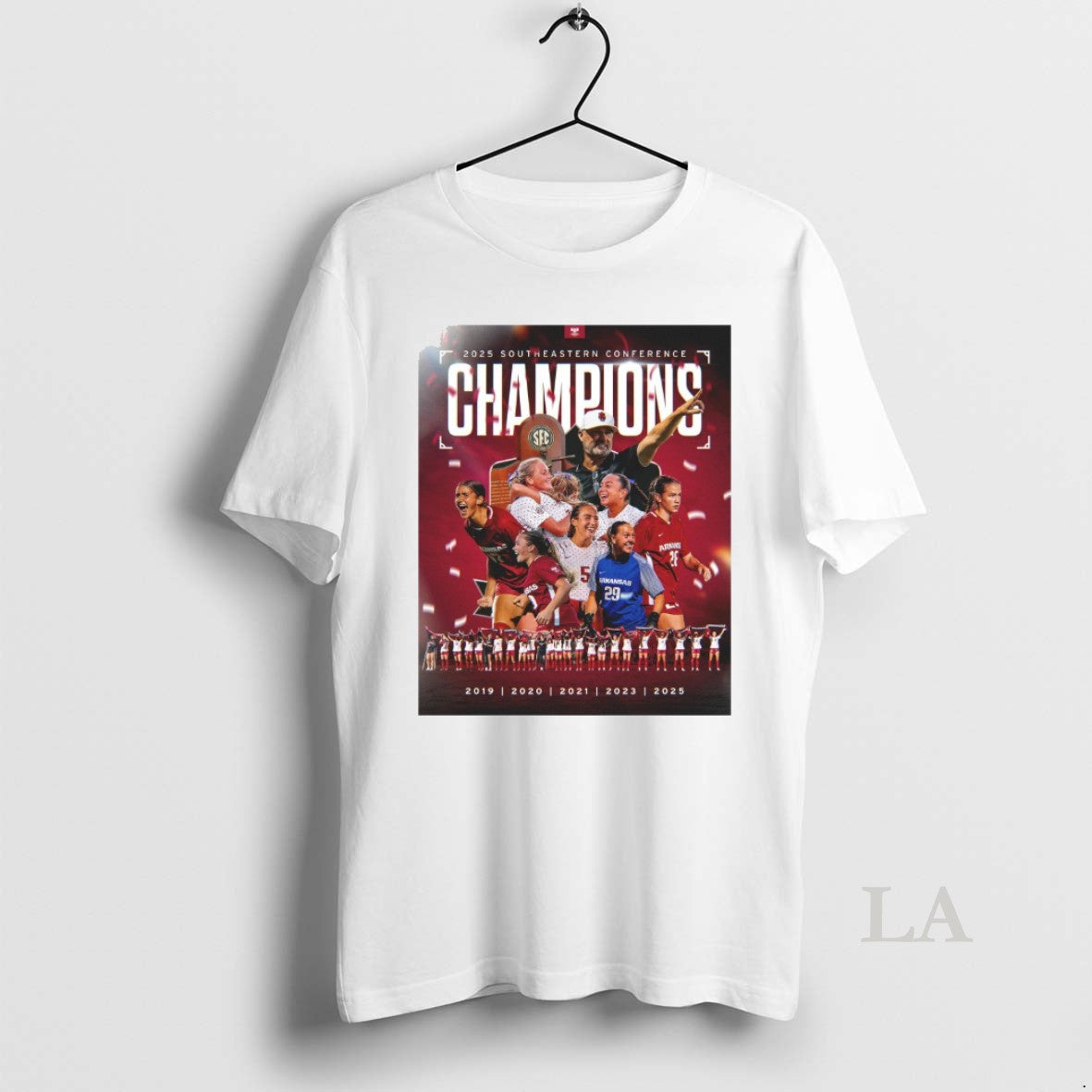 Original Kc3aczvg Razorback Soccer 2025 Southeastern Conference Champions 2019 2025a T-Shirts, Hoodie, Sweatshirt