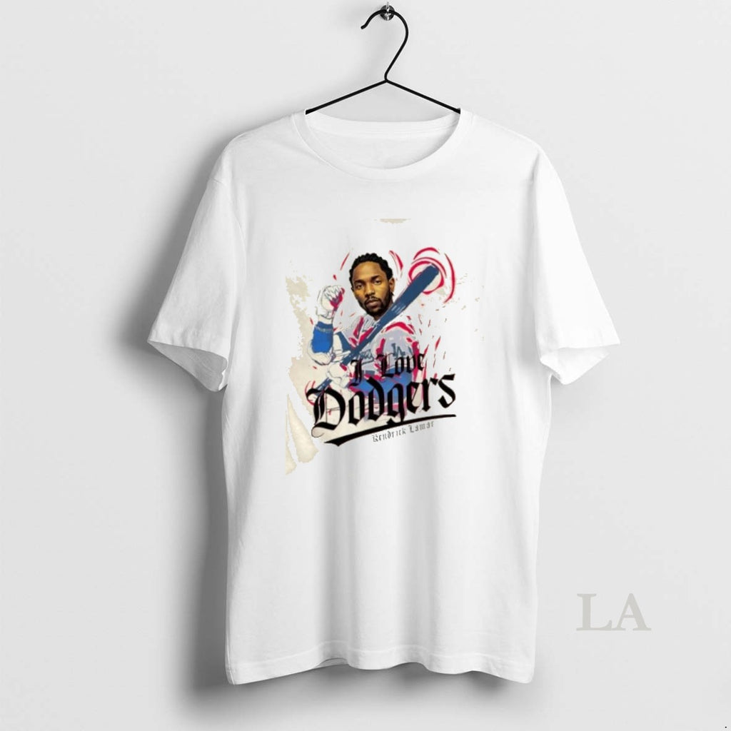 Original Kendrick Lamar I Love Los Angeles Dodgers Baseball T-Shirts, Hoodie, Sweatshirt | InkNestWear.com