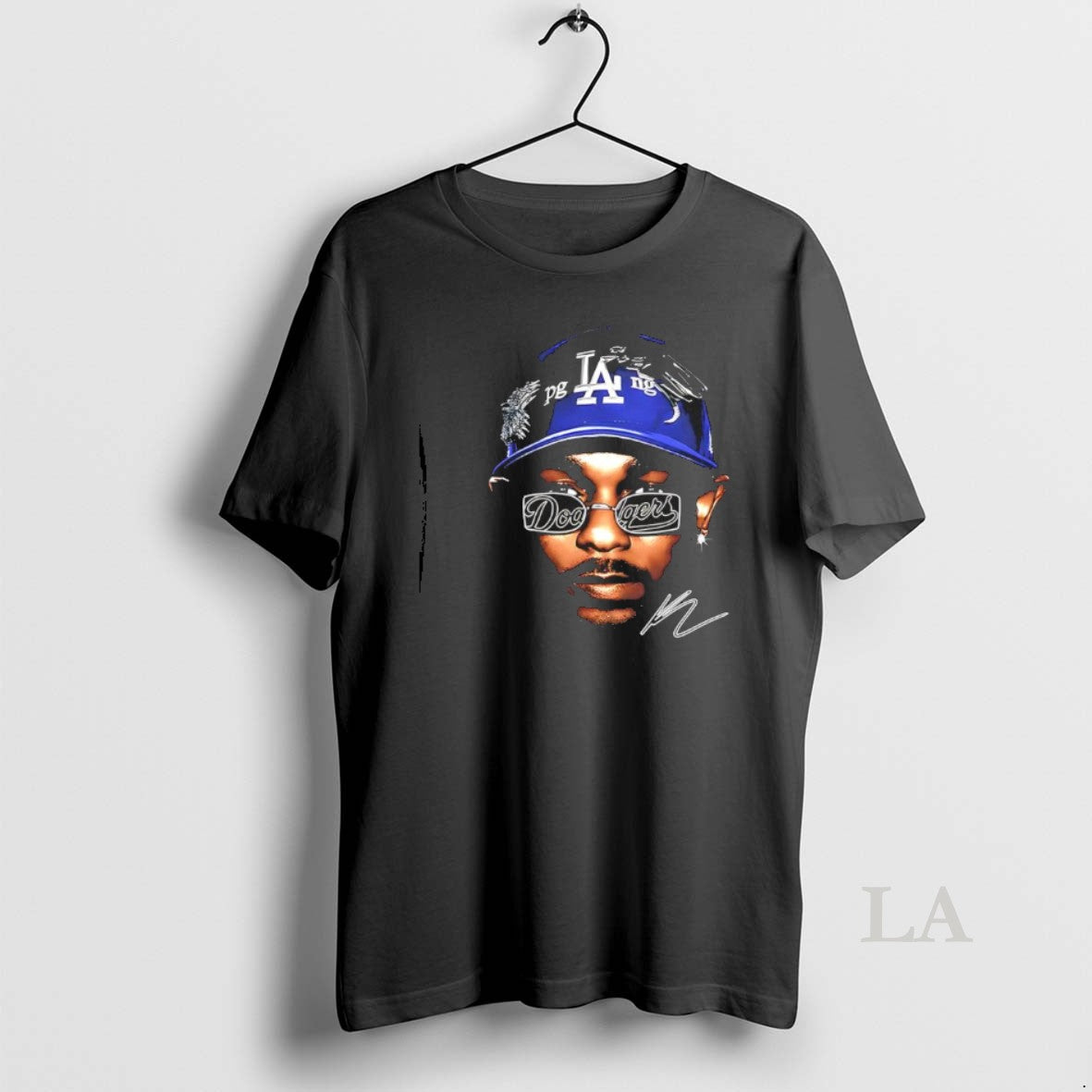 Original Kendrick Lamar X Los Angeles Dodgers Big Head Signature T-Shirts, Hoodie, Sweatshirt | InkNestWear.com