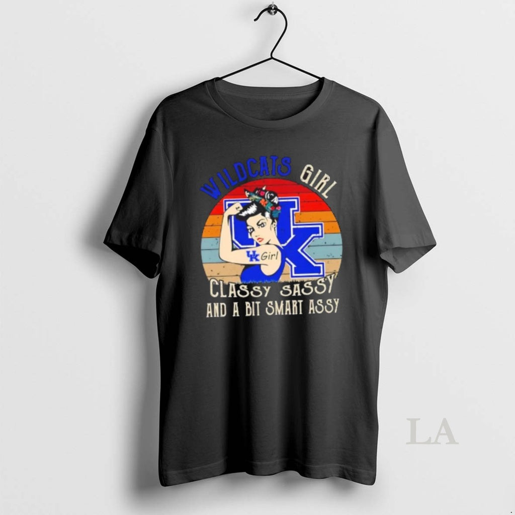 Original Kentucky Wildcats Girl Classy Sassy And A Bit Smart Assy T-Shirts, Hoodie, Sweatshirt | InkNestWear.com