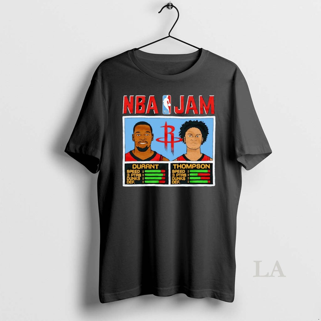 Original Kevin Durant And Klay Thompson Nba Jam Houston Rockets T-Shirts, Hoodie, Sweatshirt | InkNestWear.com