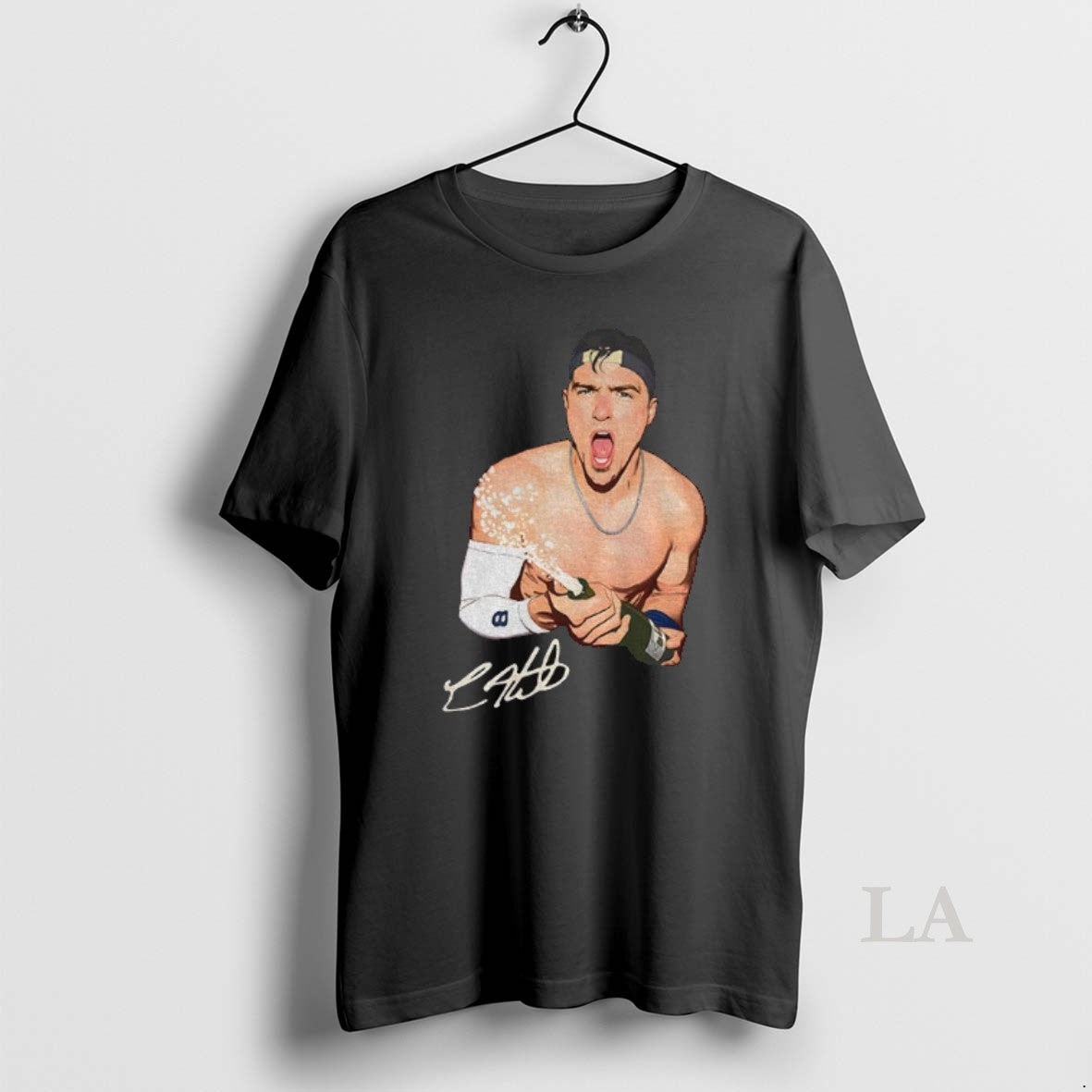 Original Kike Hernandez Shirtless Champions Celebration Los Angeles Dodgers Mlb World Series Signature T-Shirts, Hoodie,...