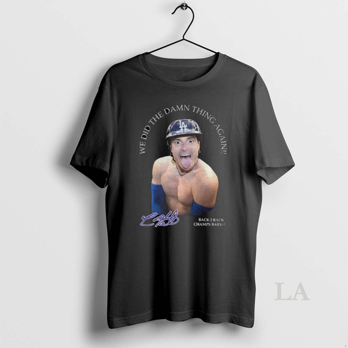 Original Kike Hernandez Funny Meme We Did The Damn Thing Again Back 2 Back Champs T-Shirts, Hoodie, Sweatshirt