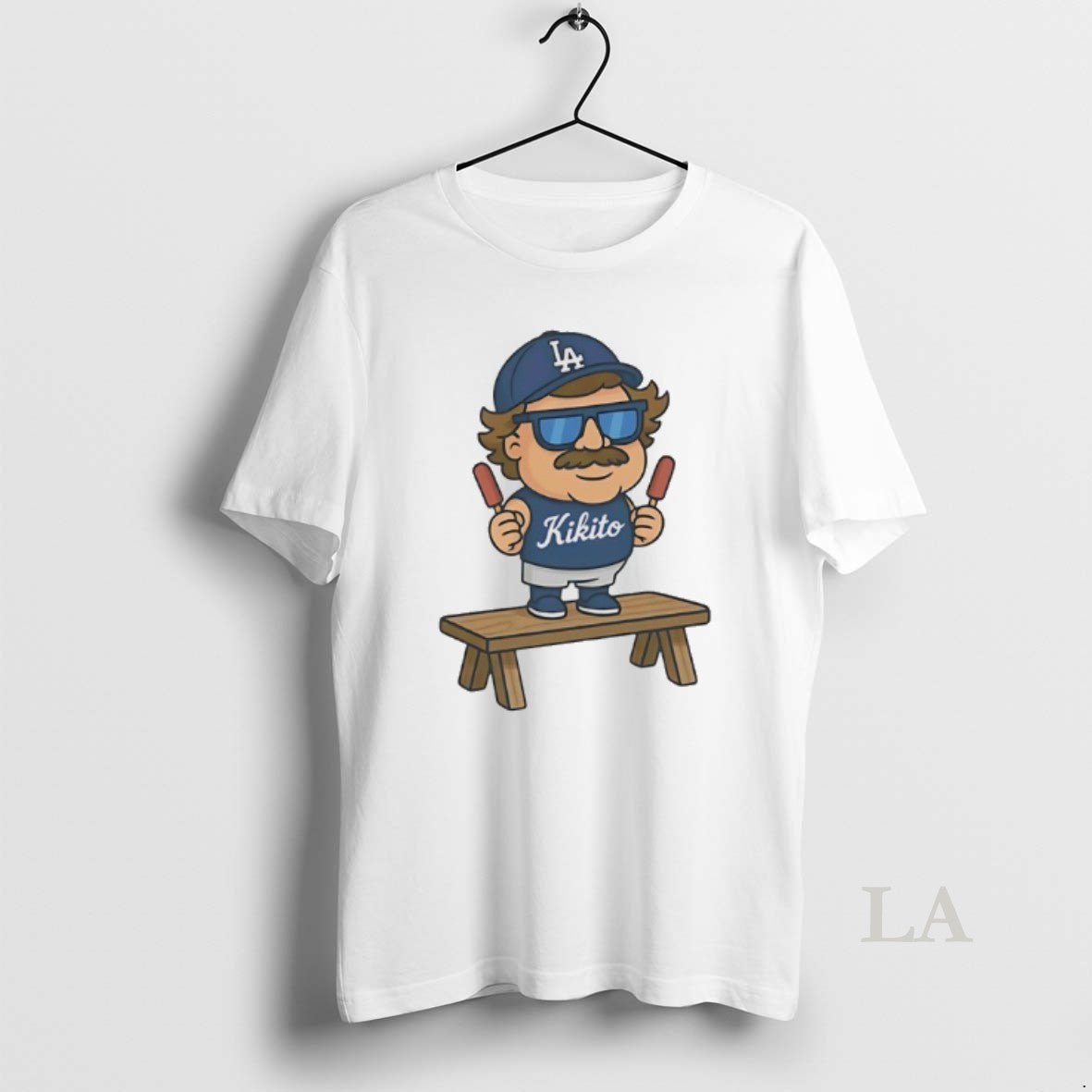 Original Kikito Popsicles Kike Hernandez Los Angeles Dodgers Cartoon T-Shirts, Hoodie, Sweatshirt | InkNestWear.com