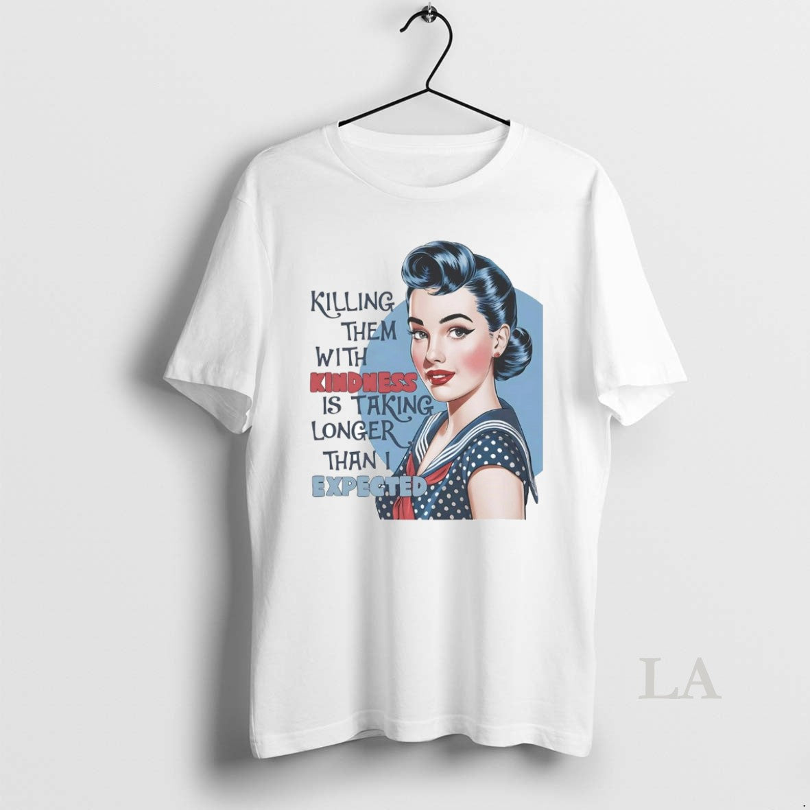 Original Killing Them With Kindness Is Taking Longer Than I Expected T-Shirts, Hoodie, Sweatshirt | InkNestWear.com