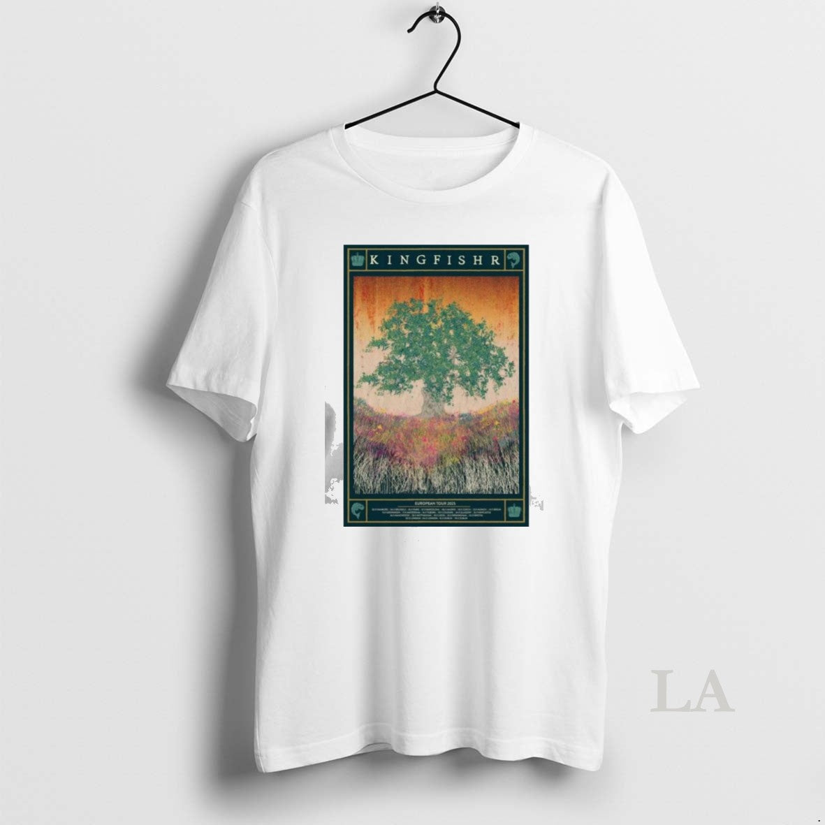Original Kingfishr European Tour 2025 T-Shirts, Hoodie, Sweatshirt | InkNestWear.com