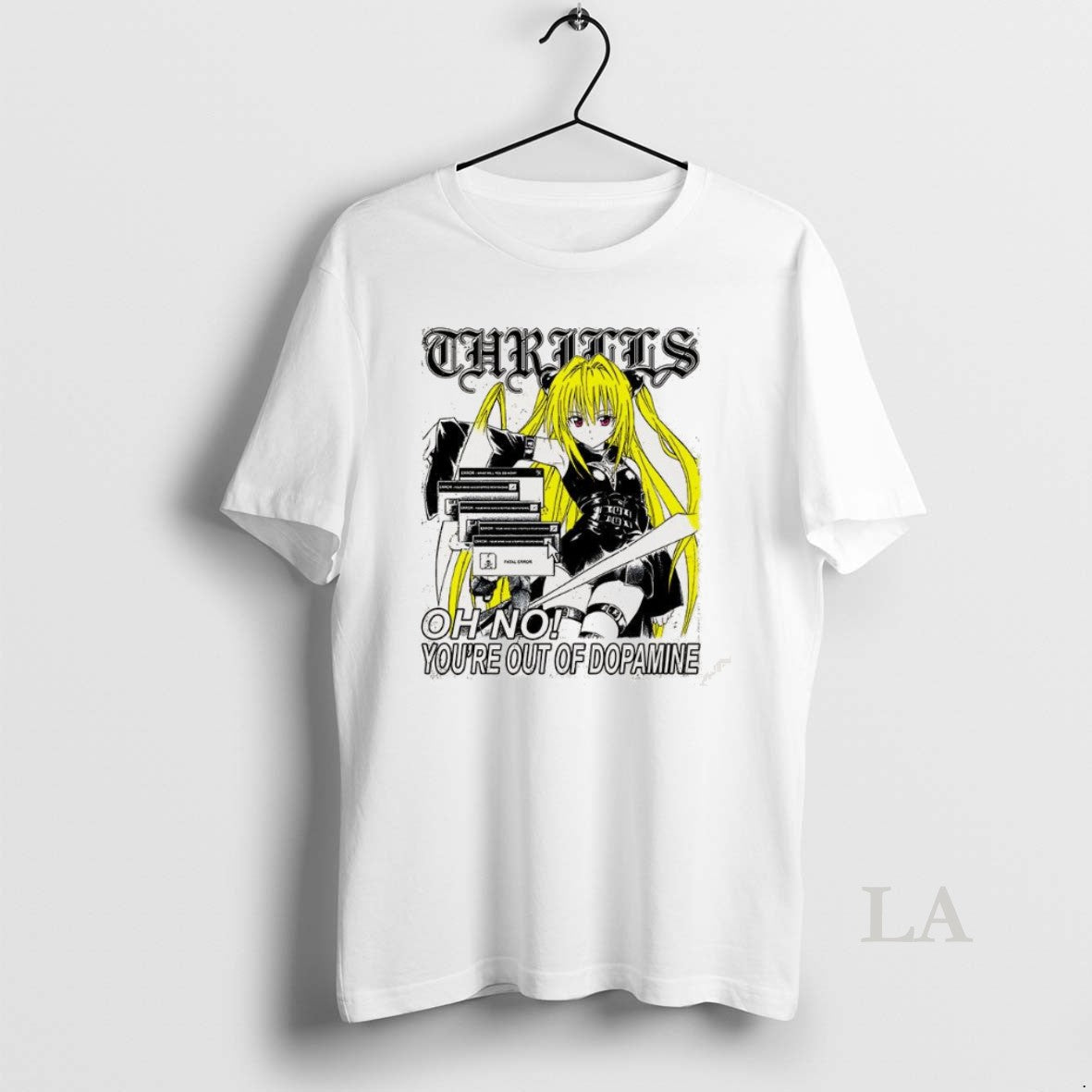 Original Konjiki No Yami To Love Ru Thrills Oh No Youre Out Of Dopamine Anime T-Shirts, Hoodie, Sweatshirt | InkNestWear.com
