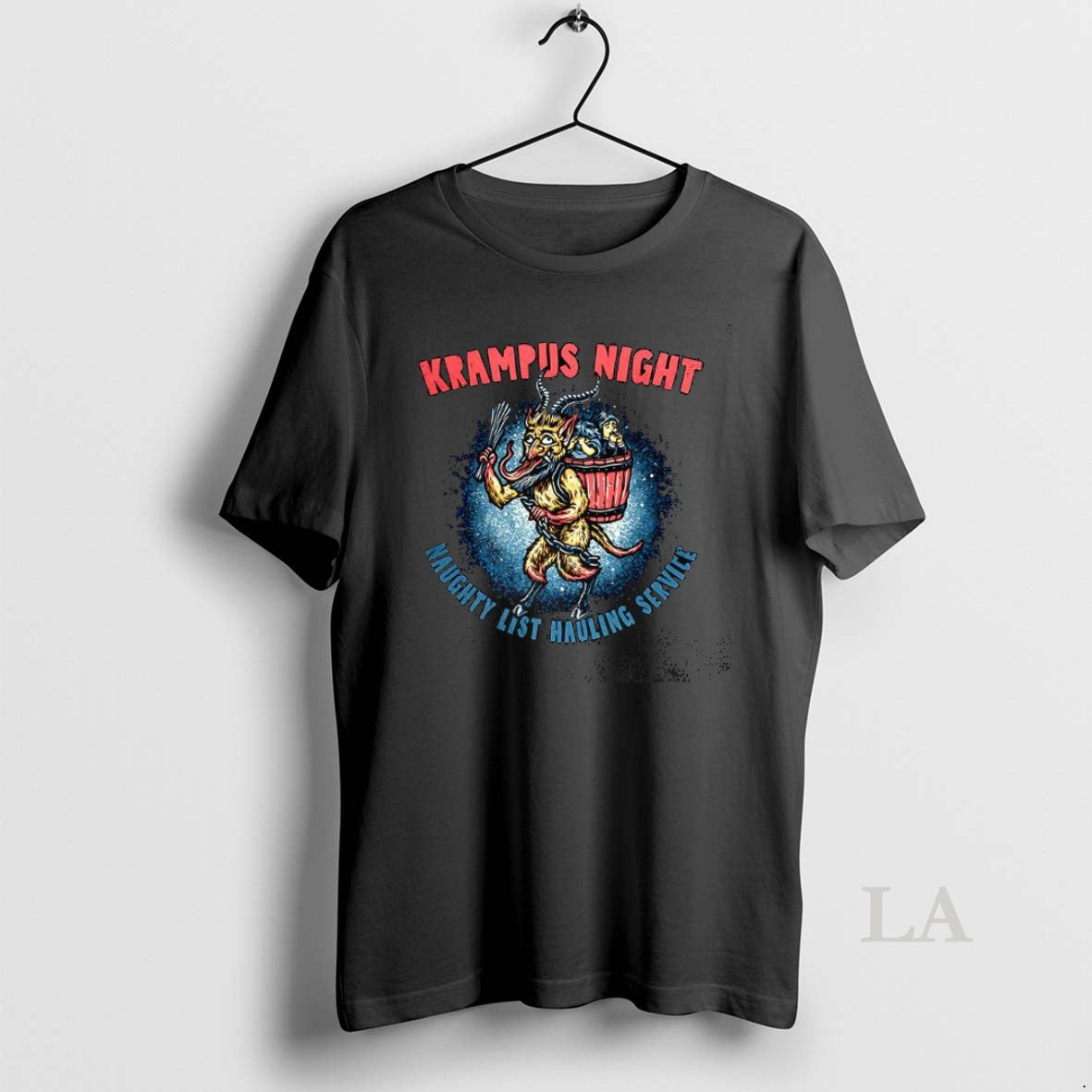 Original Krampus Night Naughty List Hauling Service Horror Christmas T-Shirts, Hoodie, Sweatshirt | InkNestWear.com