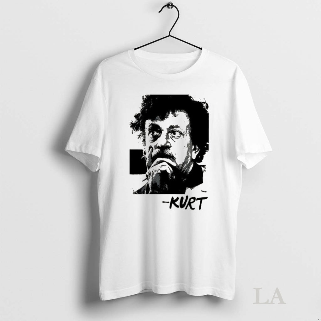 Original Kurt Vonnegut Portrait Tribute Retro T-Shirts, Hoodie, Sweatshirt | InkNestWear.com