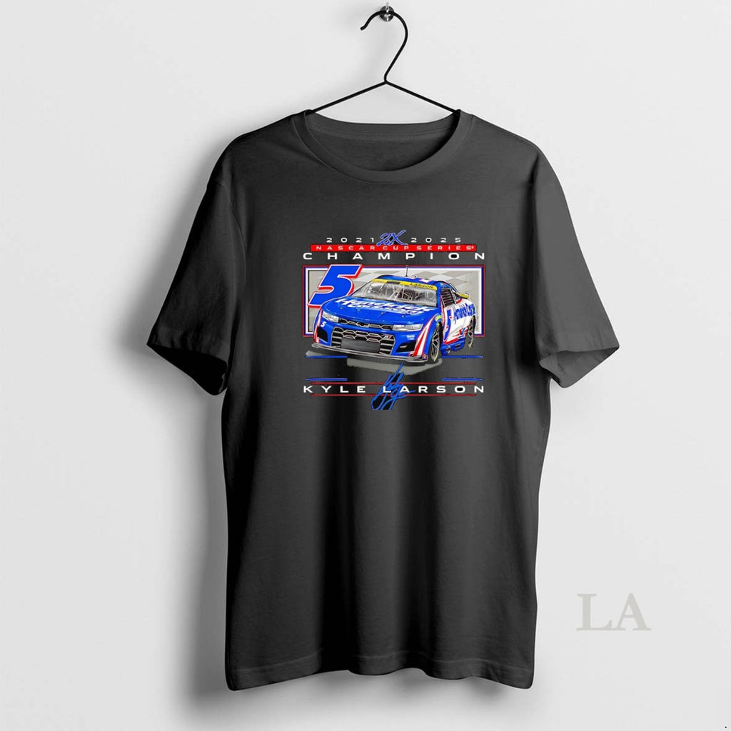 Original Kyle Larson 2 Time Nascar Cup Series Champions 2025 T-Shirts, Hoodie, Sweatshirt | InkNestWear.com