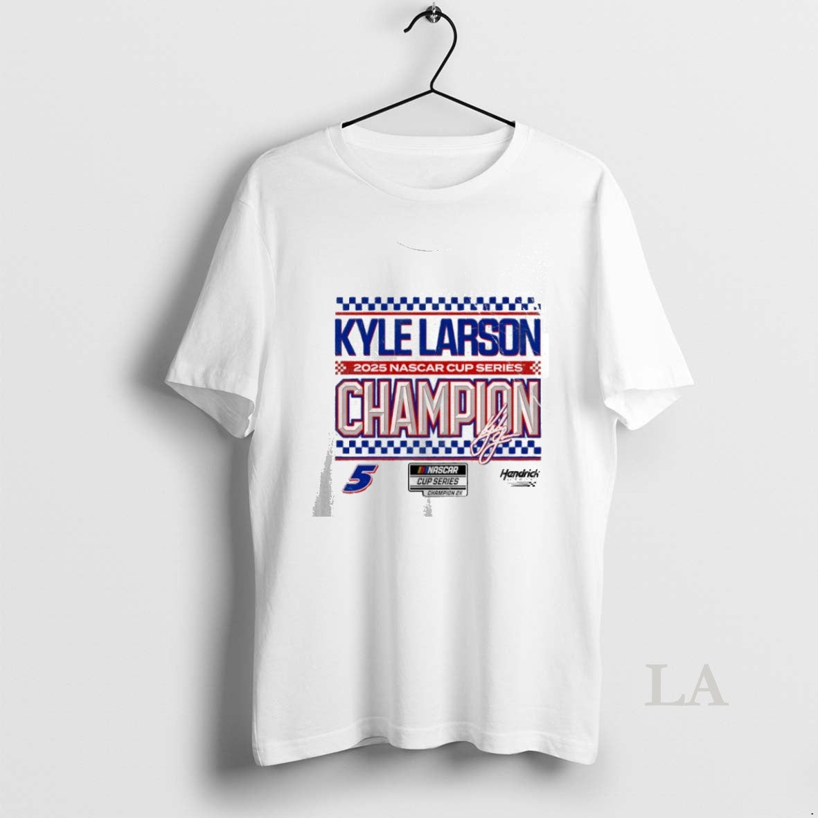 Original Kyle Larson Hendrick 2025 Nascar Cup Series Champion Hendrick Motorsports Checkered T-Shirts, Hoodie, Sweatshirt