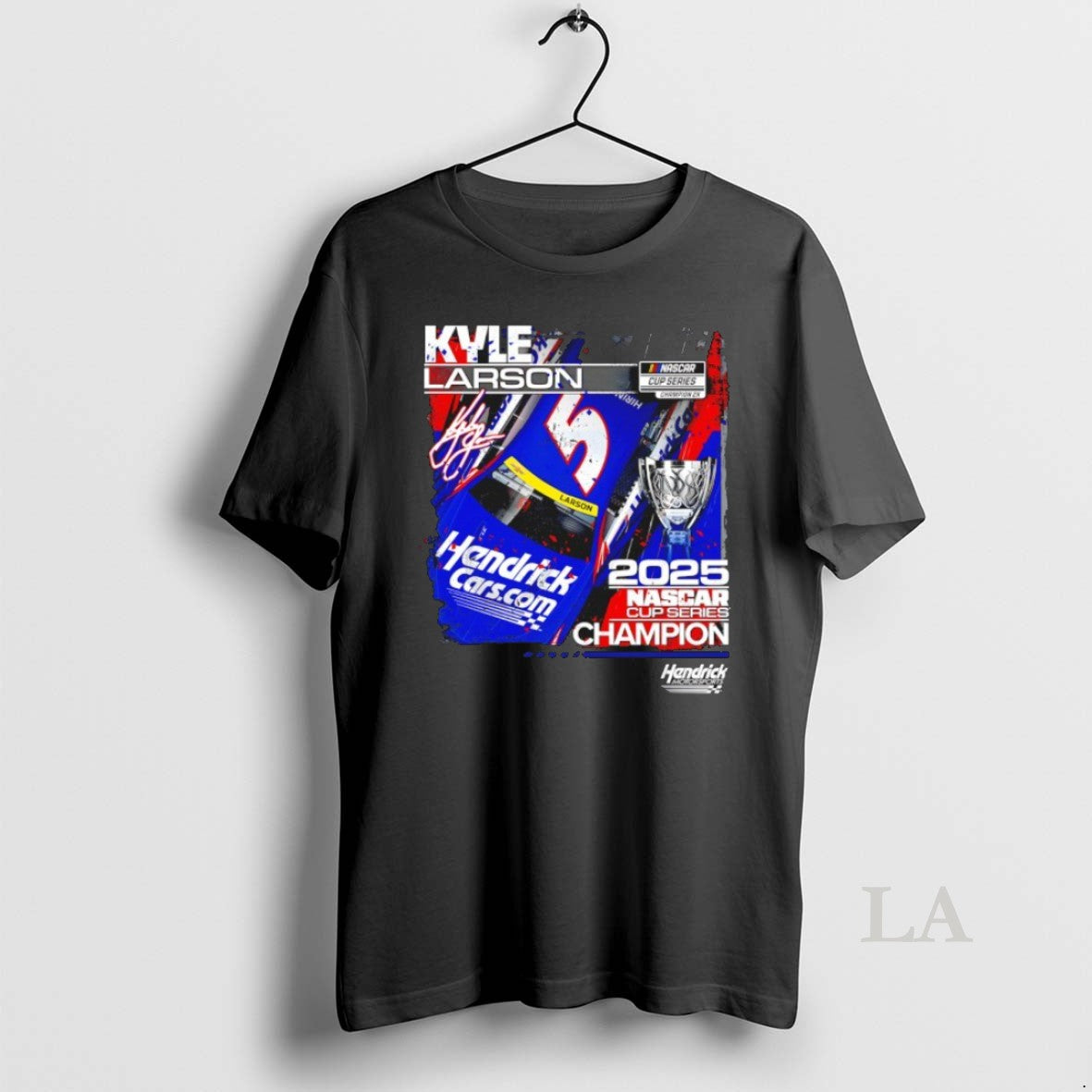 Original Kyle Larson Hendrick 5 2025 Nascar Cup Series Champion Car Signature T-Shirts, Hoodie, Sweatshirt | InkNestWear.com