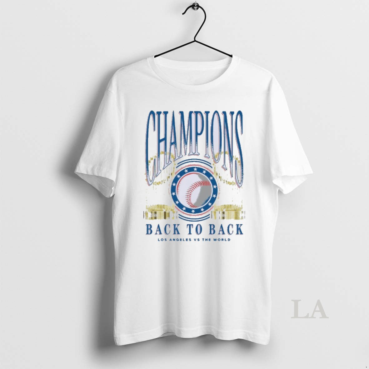 Original La Dodgers Back To Back Champions Trophies T-Shirts, Hoodie, Sweatshirt | InkNestWear.com