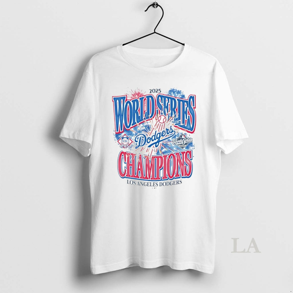 Original La Dodgers World Series Champions 2025 Firework T-Shirts, Hoodie, Sweatshirt | InkNestWear.com