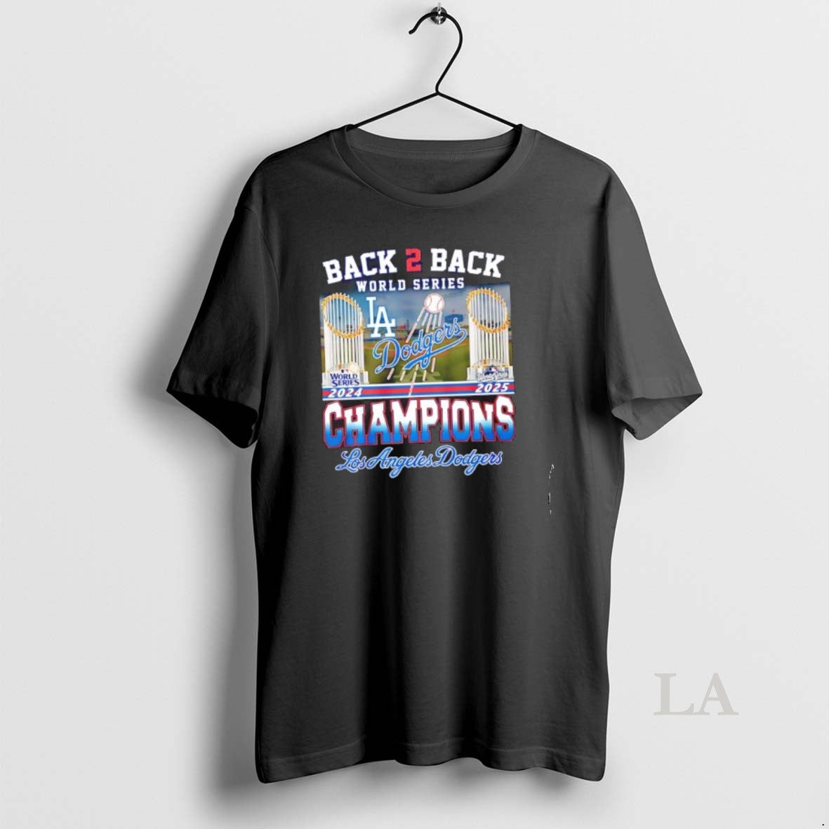 Original La Dodgers Back To Back 2024 2025 World Series Champions Trophy T-Shirts, Hoodie, Sweatshirt | InkNestWear.com