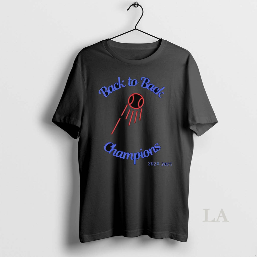 Original La Dodgers Back To Back Champions 2024 2025 T-Shirts, Hoodie, Sweatshirt | InkNestWear.com