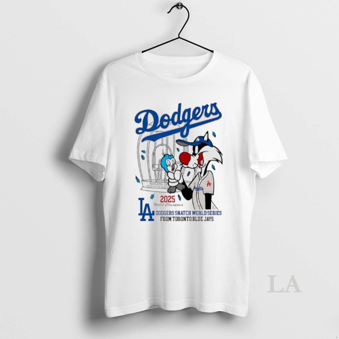 Original La Dodgers Snatch World Series From Toronto Blue Jays Mascot 2025 T-Shirts, Hoodie, Sweatshirt | InkNestWear.com