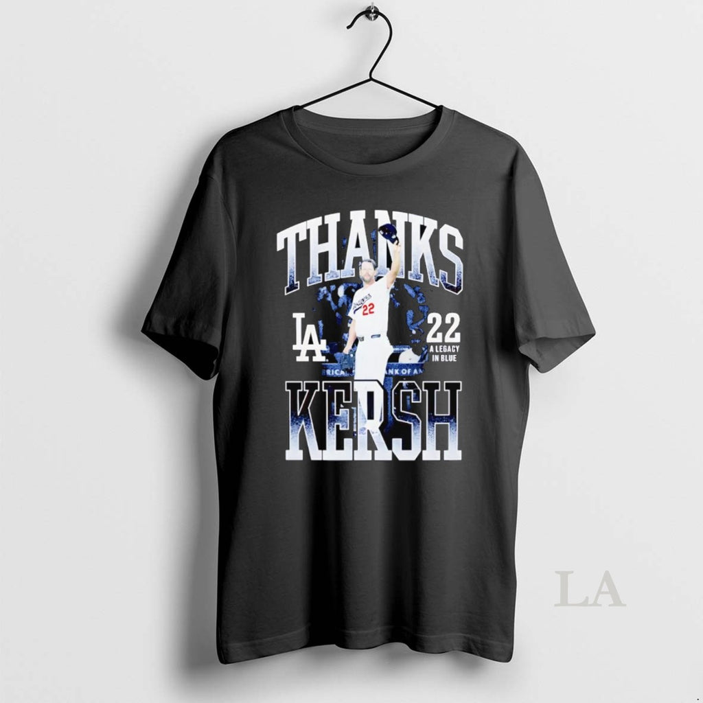 Original La Dodgers Thanks Kersh Clayton Kershaw A Legacy In Blue T-Shirts, Hoodie, Sweatshirt | InkNestWear.com