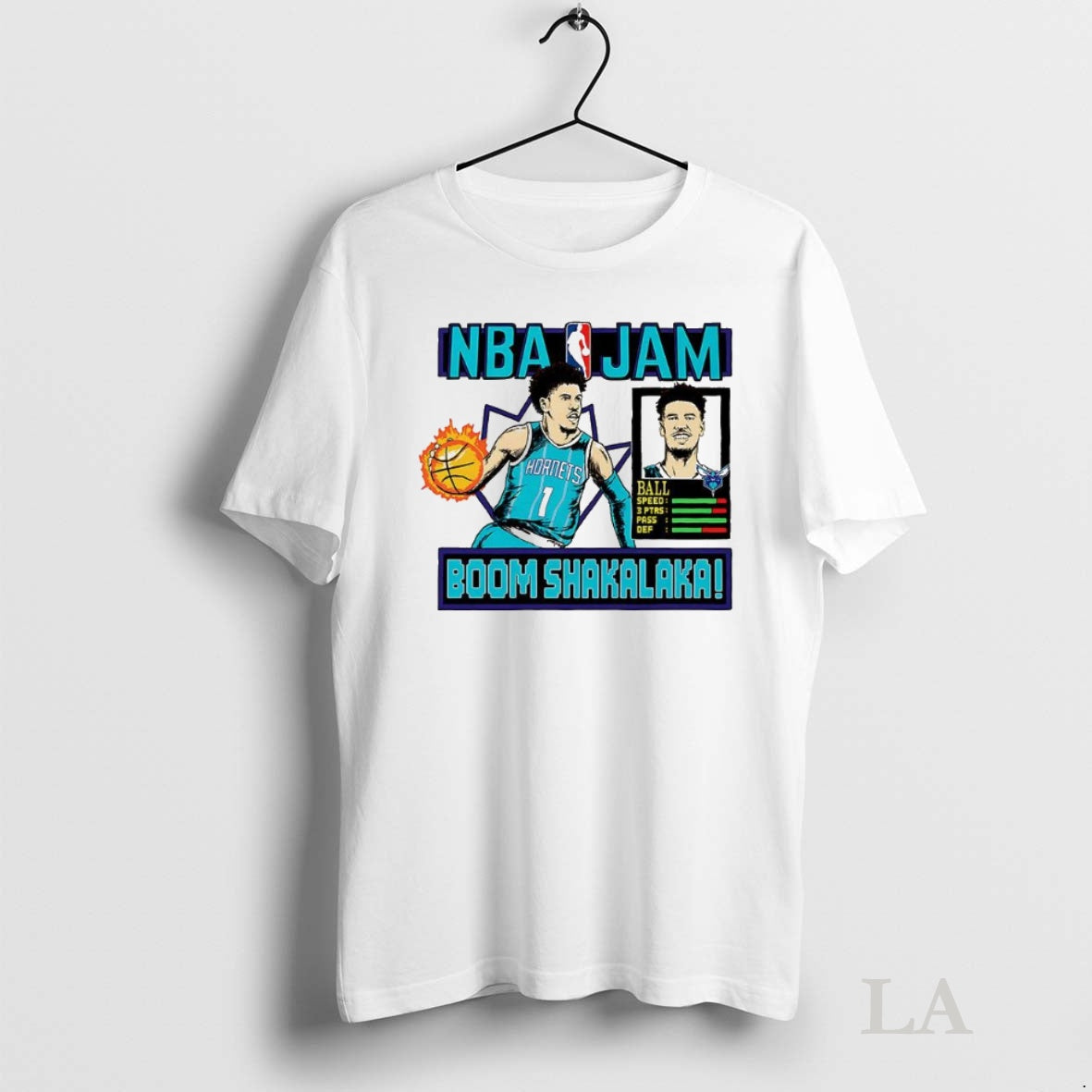 Original Lamelo Ball Charlotte Hornets Nba Jam Boom Shakalaka T-Shirts, Hoodie, Sweatshirt | InkNestWear.com