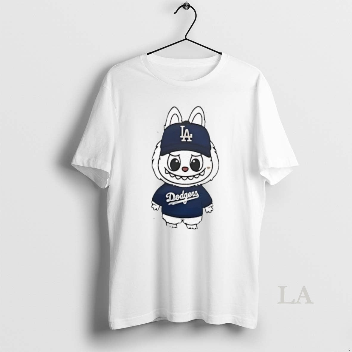Original Labubu Wearing A Los Angeles Dodgers T-Shirts, Hoodie, Sweatshirt | InkNestWear.com