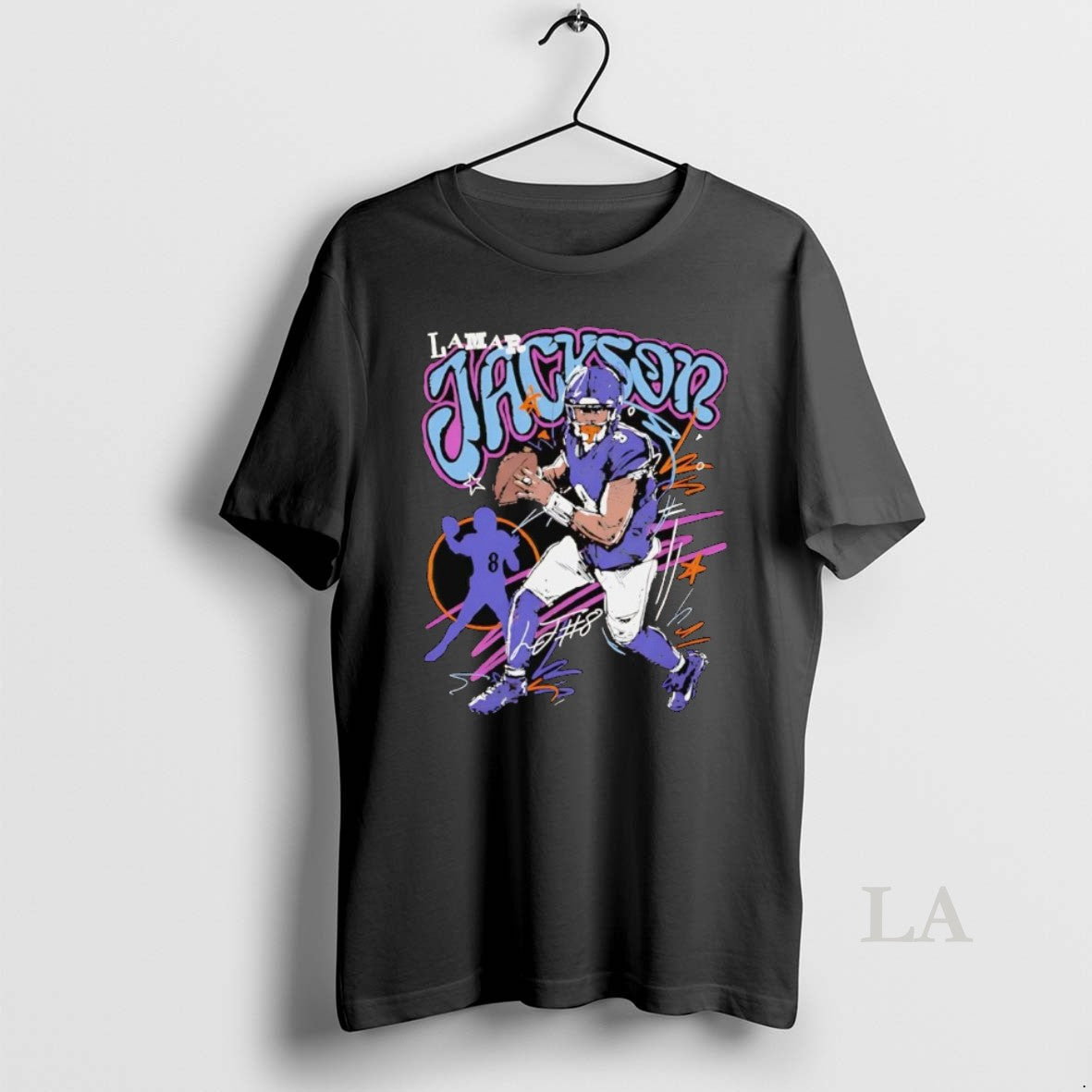 Original Lamar Jackson Scribble Baltimore Ravens T-Shirts, Hoodie, Sweatshirt | InkNestWear.com