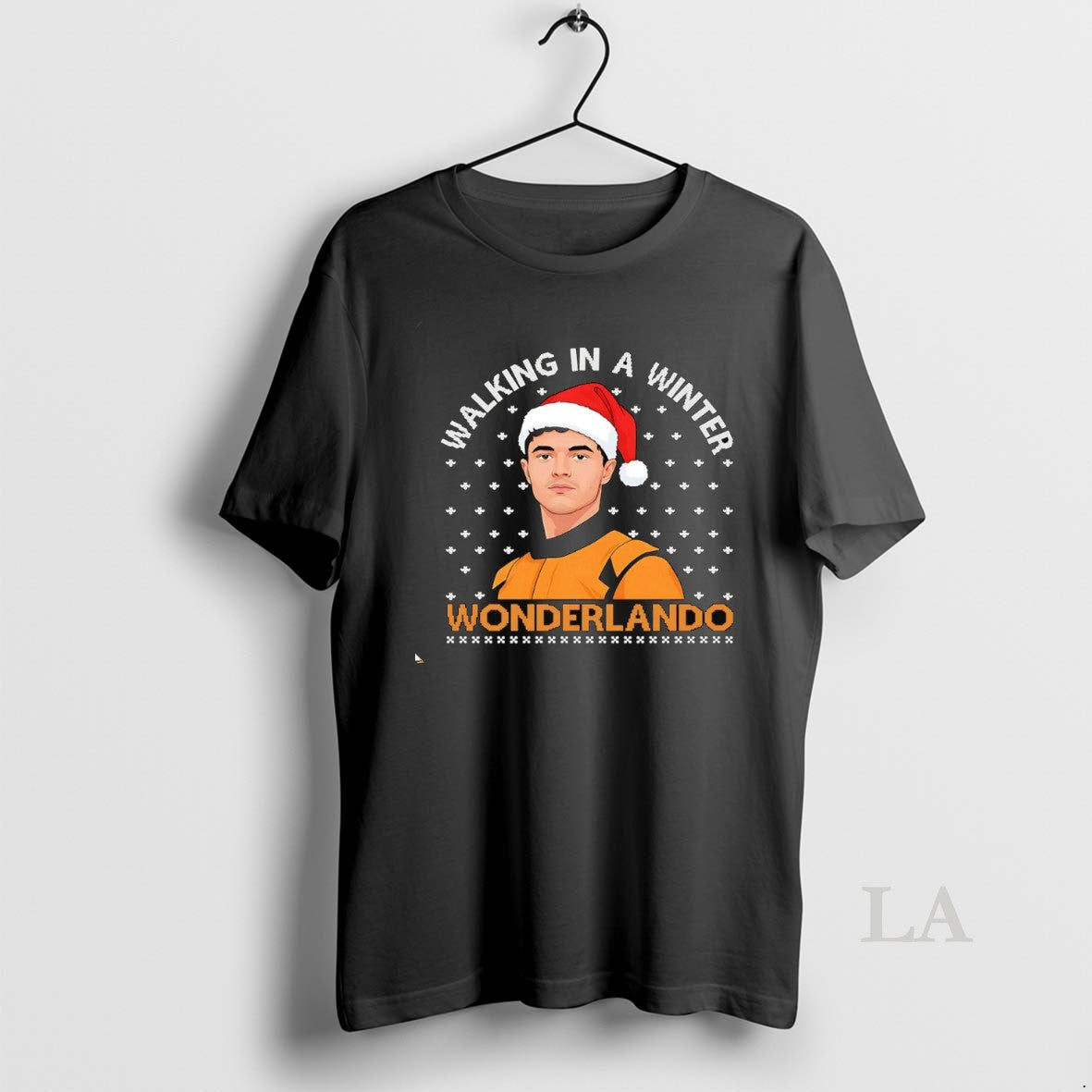 Original Lando Norris Walking In A Winter Wonderlando Christmas T-Shirts, Hoodie, Sweatshirt | InkNestWear.com