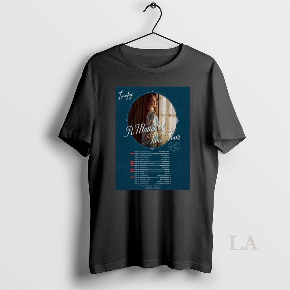 Original Laufey A Matter Of Time New Tour Uk Eu 2025 Long Sleve T-Shirts, Hoodie, Sweatshirt | InkNestWear.com