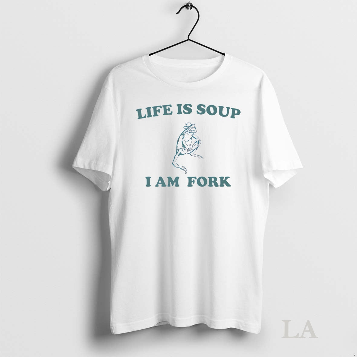 Original Life Is Soup I Am Fork Frog T-Shirts, Hoodie, Sweatshirt | InkNestWear.com