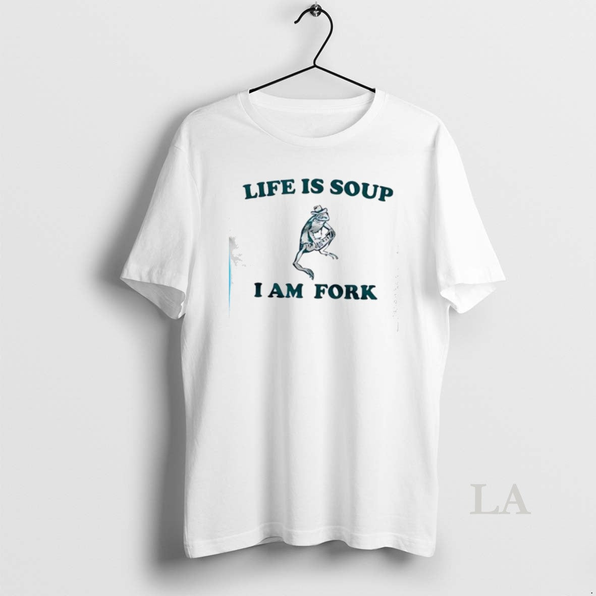 Original Life Is Soup I Am Fork Frog Vintage T-Shirts, Hoodie, Sweatshirt | InkNestWear.com