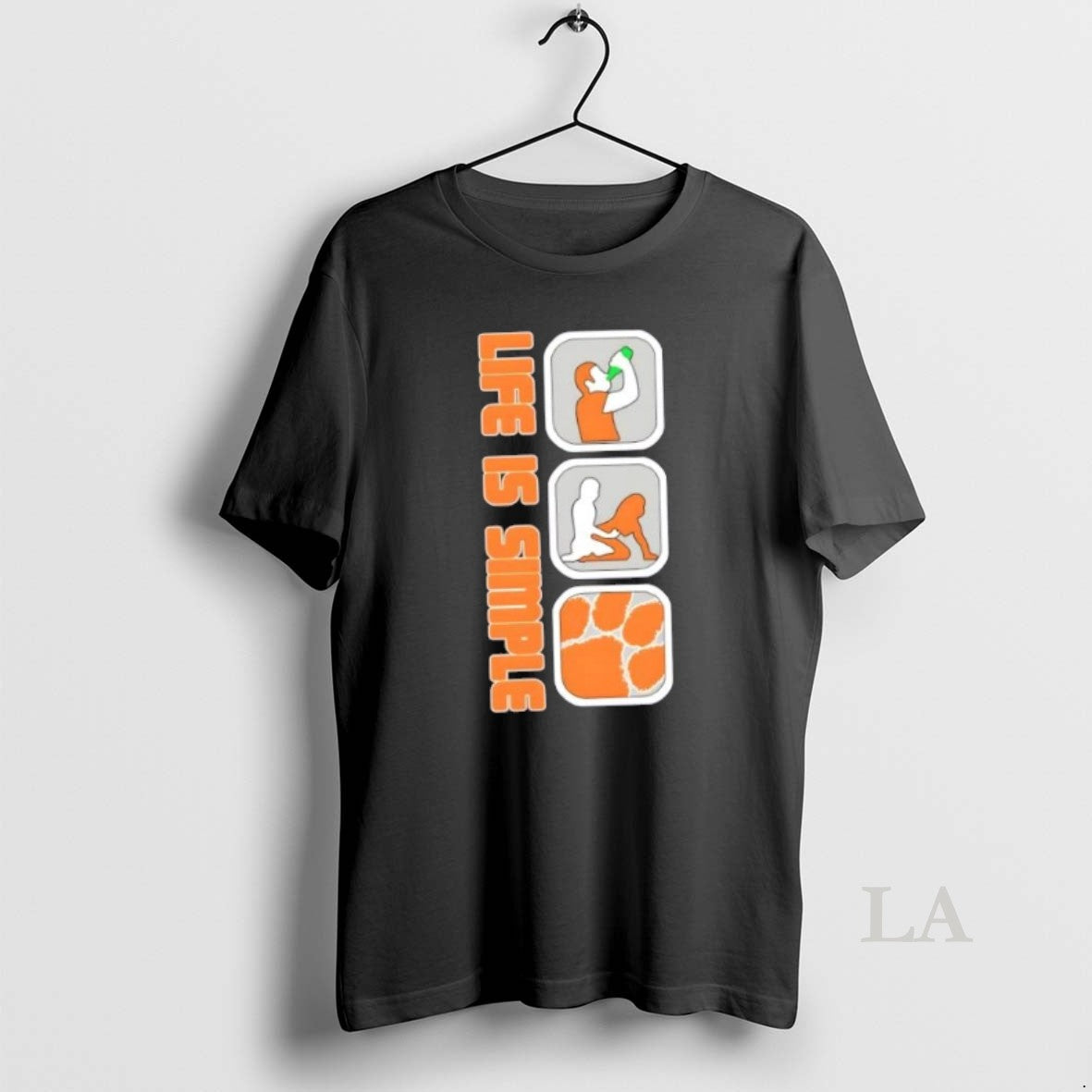 Original Life Is Simple Clemson Tigers T-Shirts, Hoodie, Sweatshirt | InkNestWear.com