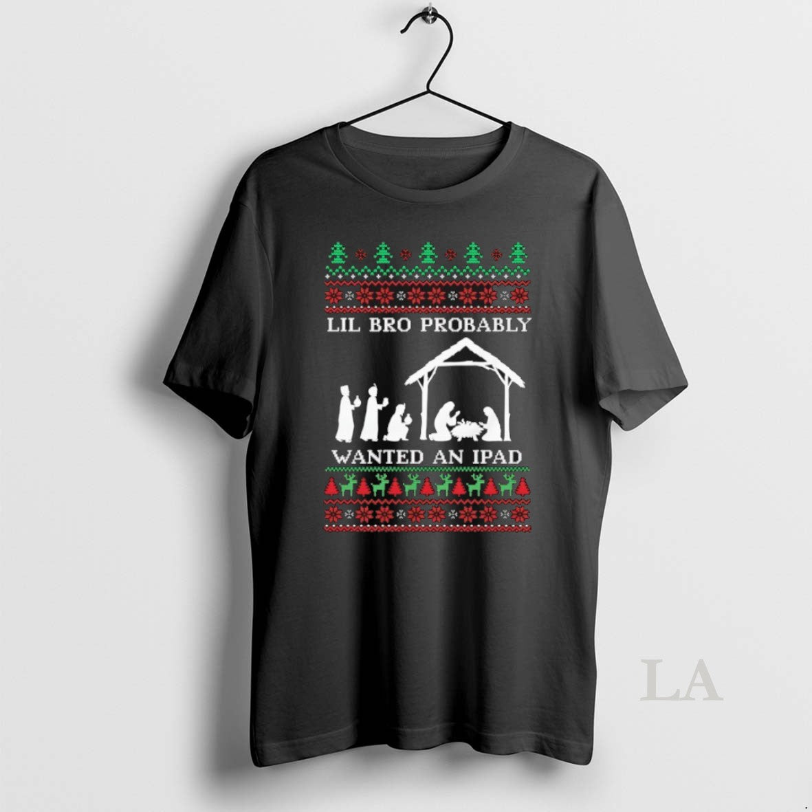 Original Lil Bro Probably Wanted An Ipad Ugly Christmas T-Shirts, Hoodie, Sweatshirt | InkNestWear.com