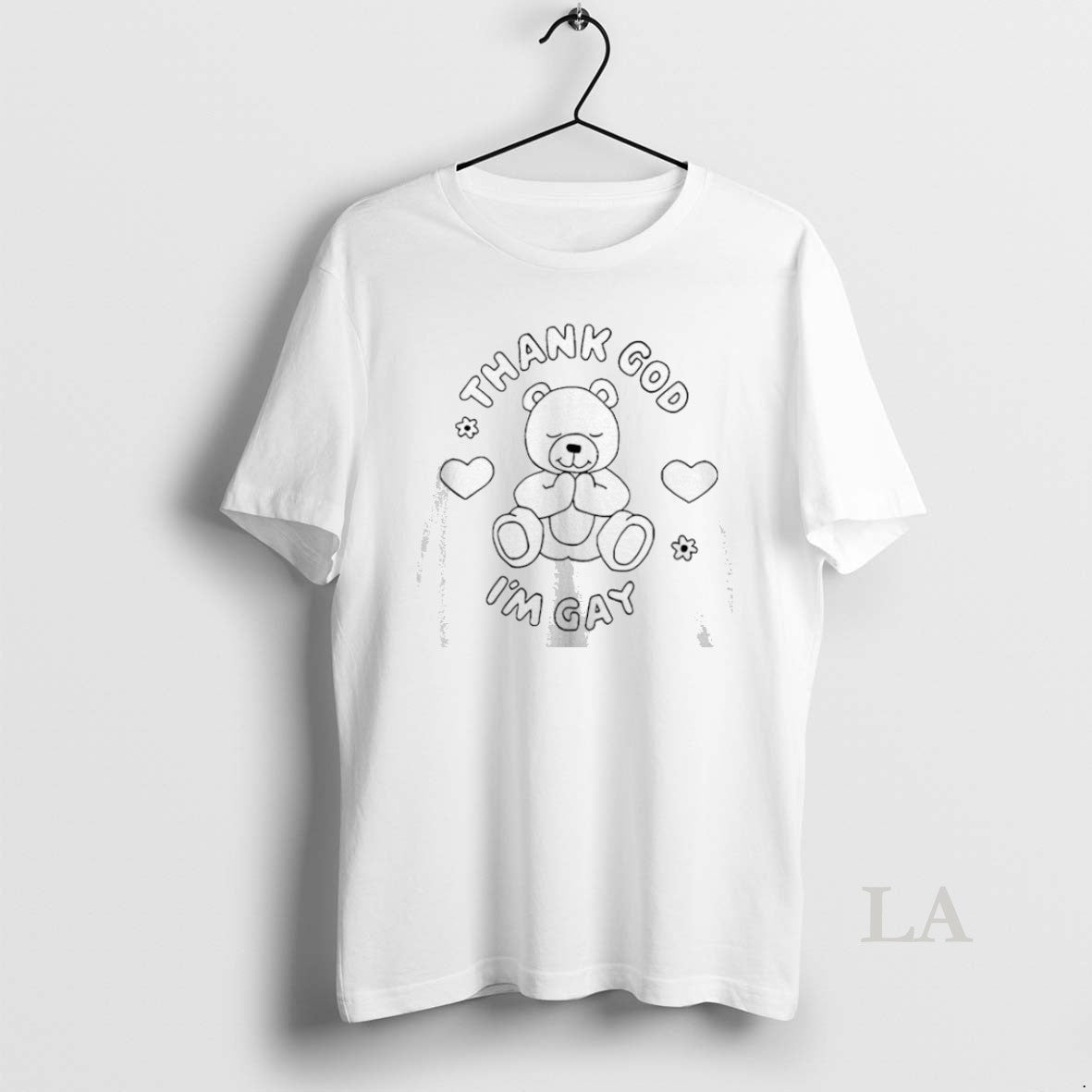 Original Lili Teinhart Thank God Im Gay Bear T-Shirts, Hoodie, Sweatshirt | InkNestWear.com