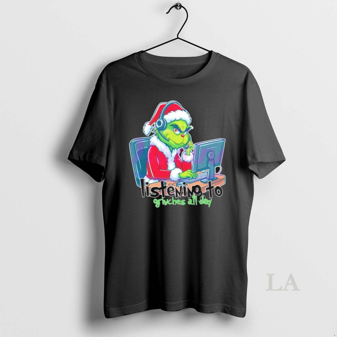 Original Listening To Grinches All Day Christmas Grinch Telesale