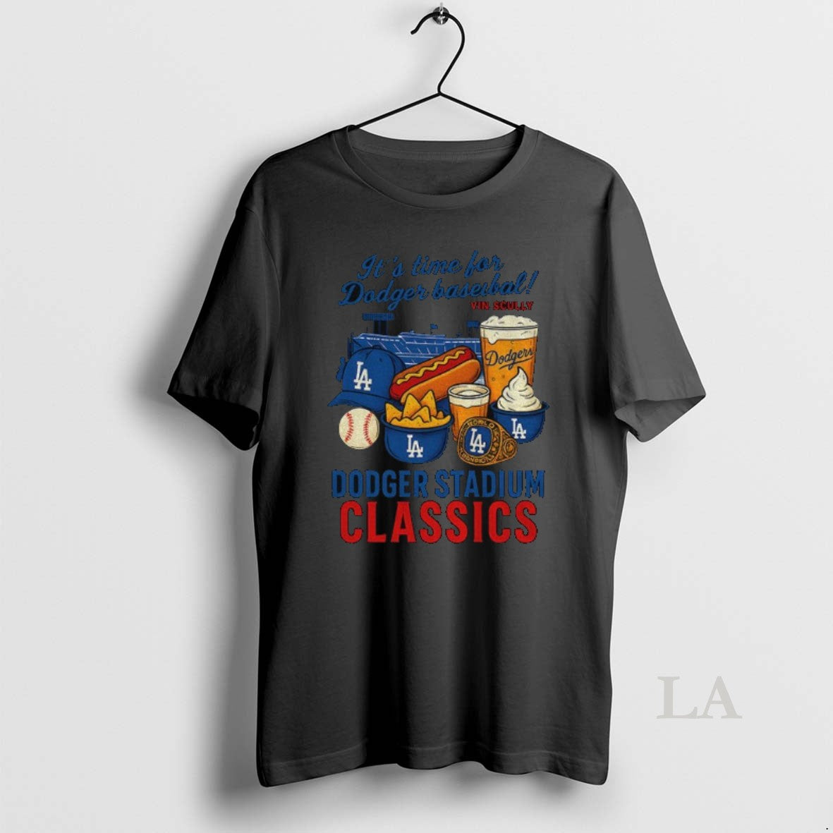 Original Los Angeles Dodger Food Its Time For Dodger Baseball Dodger Stadium Classics Mlb T-Shirts, Hoodie, Sweatshirt
