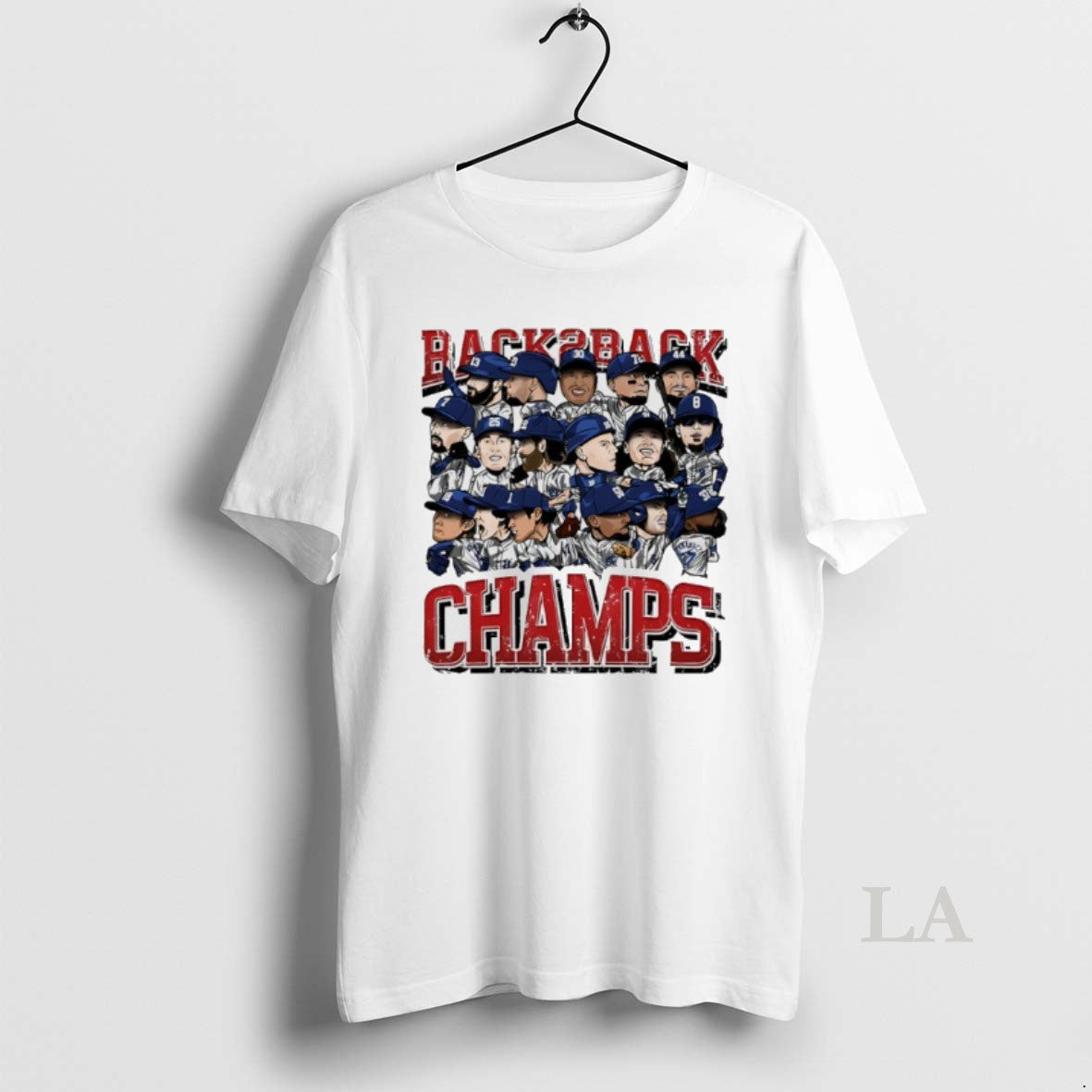 Original Los Angeles Dodgers 2025 Back 2 Back Champs Players Cartoon T-Shirts, Hoodie, Sweatshirt | InkNestWear.com