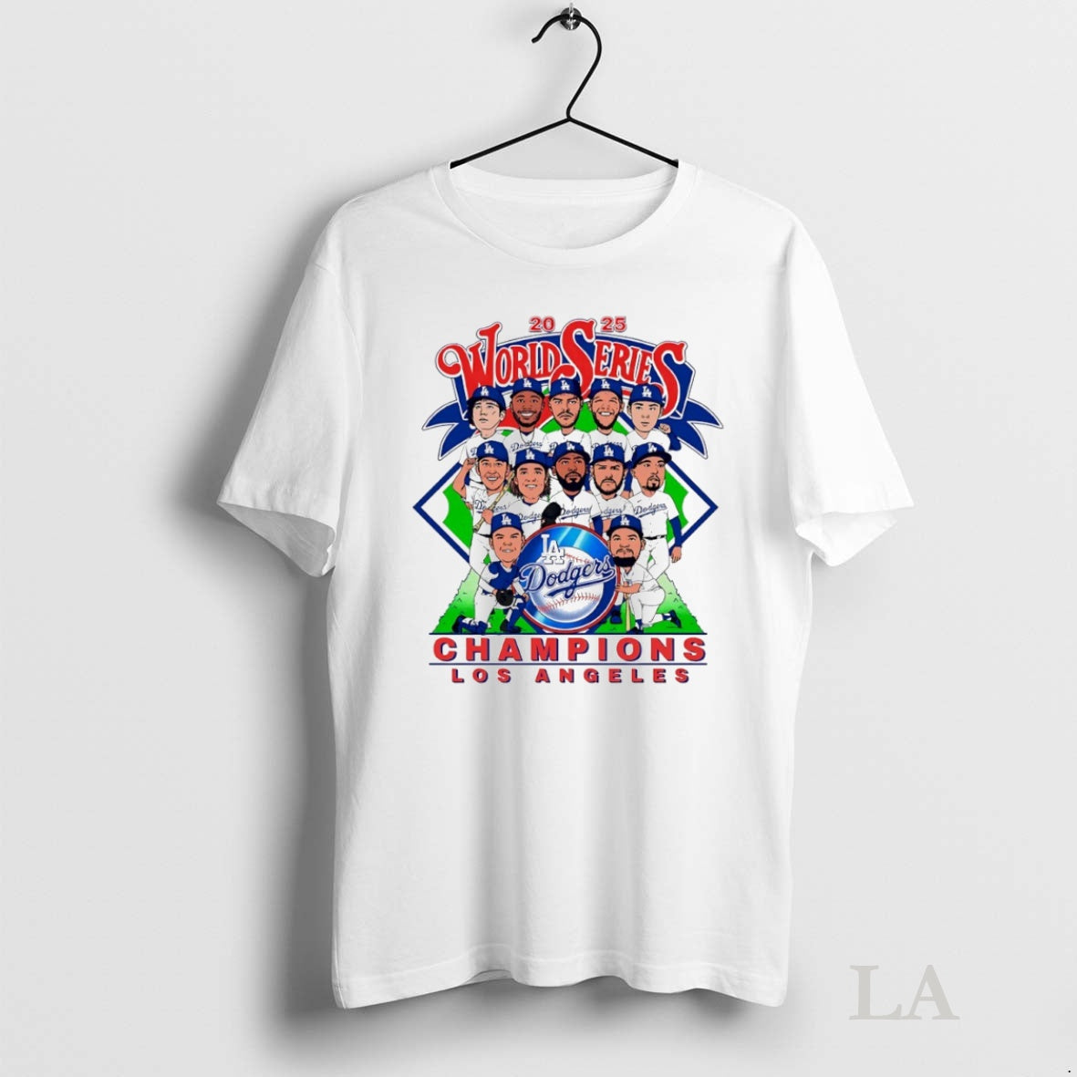 Original Los Angeles Dodgers 2025 World Series Champions Caricature Circle T-Shirts, Hoodie, Sweatshirt | InkNestWear.com