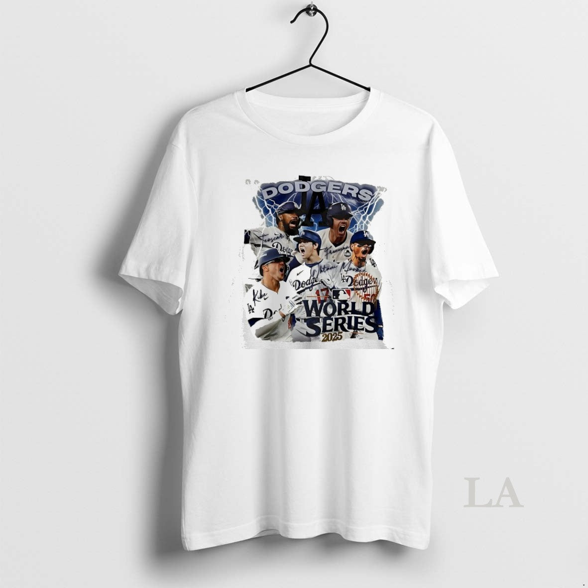 Original Los Angeles Dodgers 2025 World Series Champions Lightning Graphic T-Shirts, Hoodie, Sweatshirt | InkNestWear.com