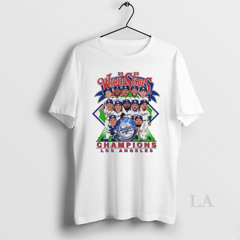 Original Los Angeles Dodgers 2025 World Series Champions Players Signatures T-Shirts, Hoodie, Sweatshirt | InkNestWear.com