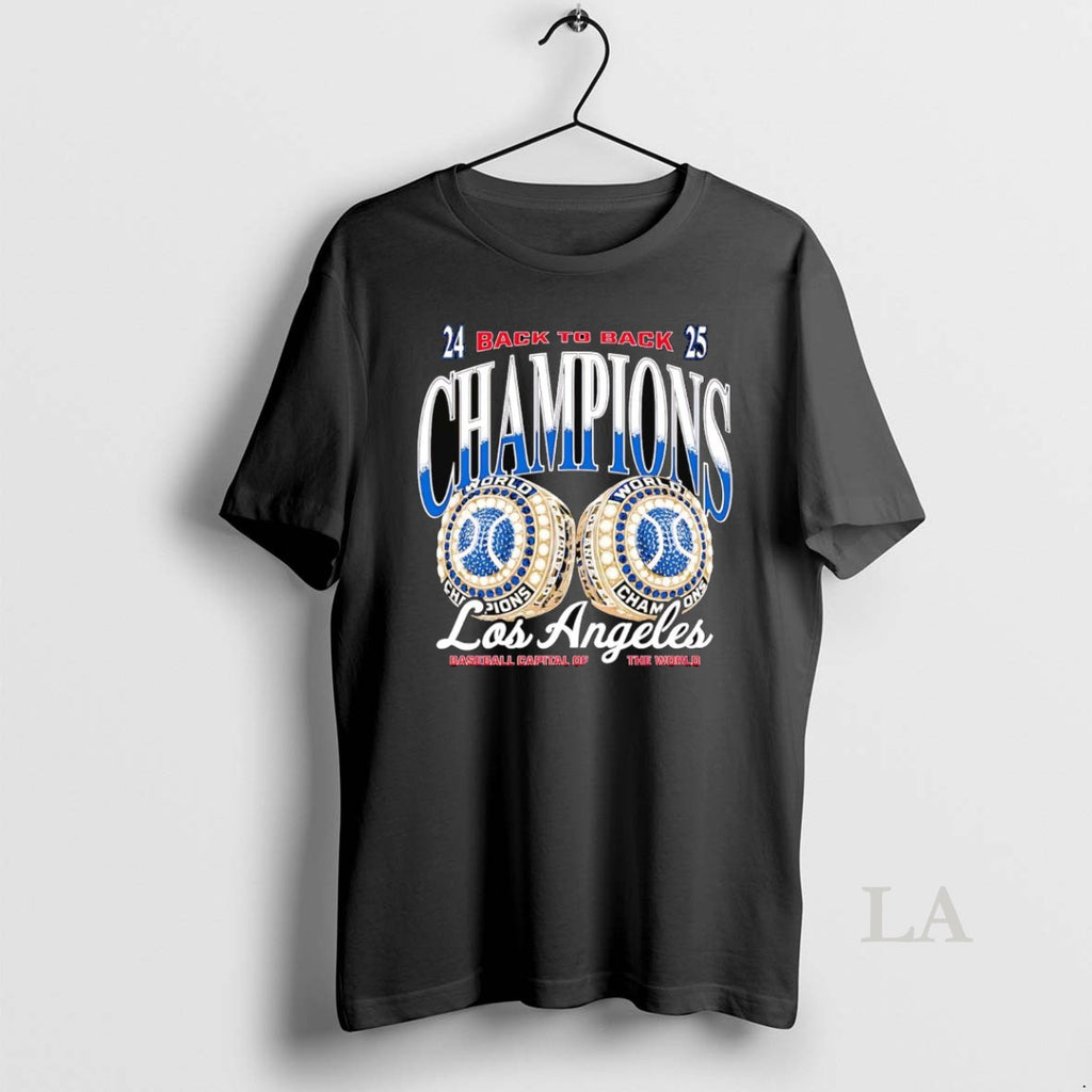 Original Los Angeles Dodgers 2025 Back To Back Champions Capital Of The World T-Shirts, Hoodie, Sweatshirt | InkNestWear.com