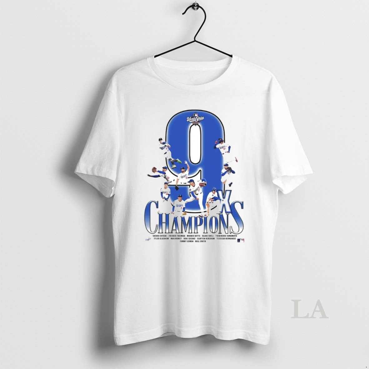 Original Los Angeles Dodgers 9x World Series Champions T-Shirts, Hoodie, Sweatshirt | InkNestWear.com