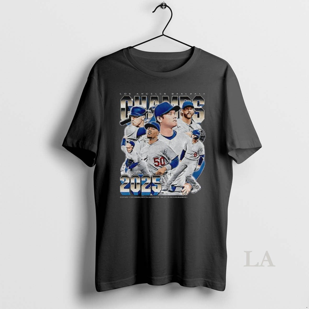 Original Los Angeles Dodgers All Team Mlb Baseball Are The 2025 World Champions Series T-Shirts, Hoodie, Sweatshirt