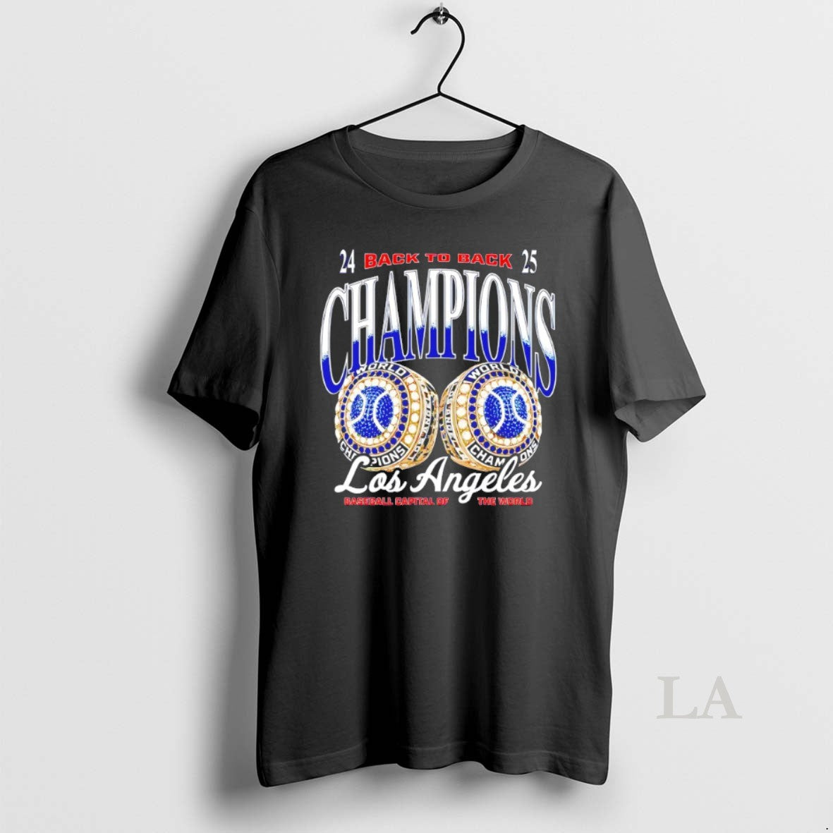 Original Los Angeles Dodgers Back To Back 2024 2025 World Baseball Champions Rings T-Shirts, Hoodie, Sweatshirt