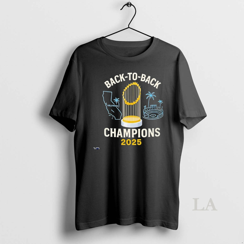 Original Los Angeles Dodgers Back To Back Champions 2025 T-Shirts, Hoodie, Sweatshirt | InkNestWear.com
