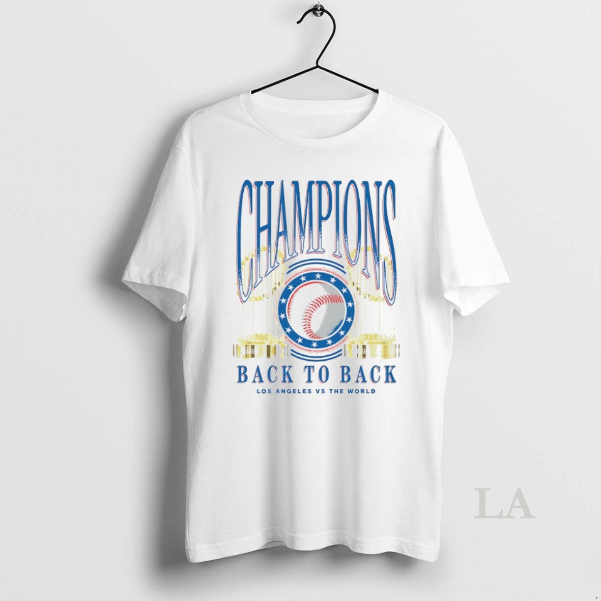 Original Los Angeles Dodgers Back To Back World Baseball Champions Trophy T-Shirts, Hoodie, Sweatshirt | InkNestWear.com