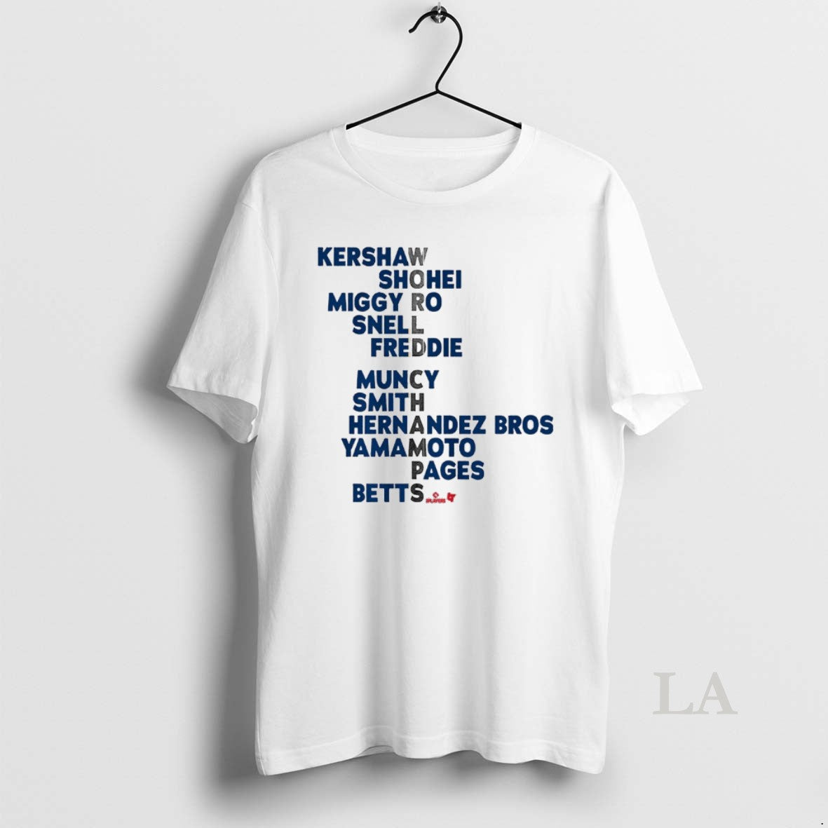 Original Los Angeles Dodgers Baseball 2025 World Champs Acrostic Kershaw Shohei Miggy Ro Snell Freddie T-Shirts, Hoodie,...
